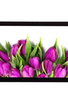Pink Floral Satin Matt Texture UV Art Painting