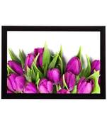 Pink Floral Satin Matt Texture UV Art Painting