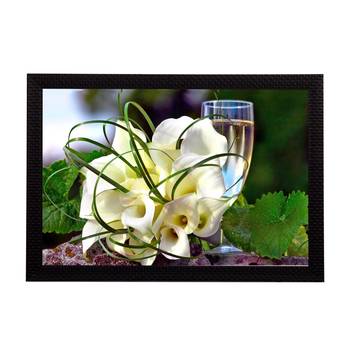 White Bouquet Satin Matt Texture UV Art Painting 1