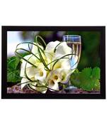 White Bouquet Satin Matt Texture UV Art Painting