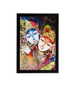 Radha Krishna Matt Textured UV Art Painting