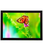 Orange Butterfly Satin Matt Texture UV Art Painting