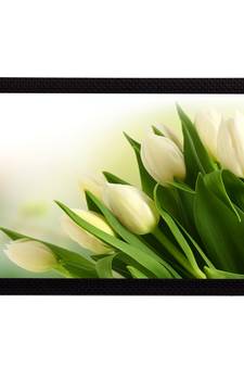 Beautiful White Flowers Satin Matt Texture UV Art Painting