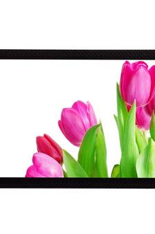 Floral Pink Satin Matt Texture UV Art Painting