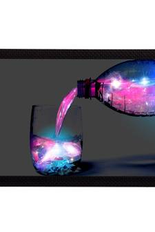 Neon Water & Bottle Satin Matt Texture UV Art Painting