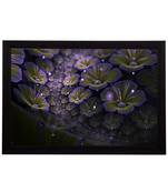 Shining Floral Satin Matt Texture UV Art Painting