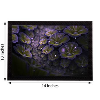 Shining Floral Satin Matt Texture UV Art Painting 3