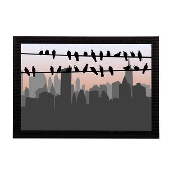 City Mornin View Satin Matt Texture UV Art Painting 1