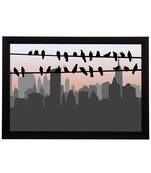 City Mornin View Satin Matt Texture UV Art Painting