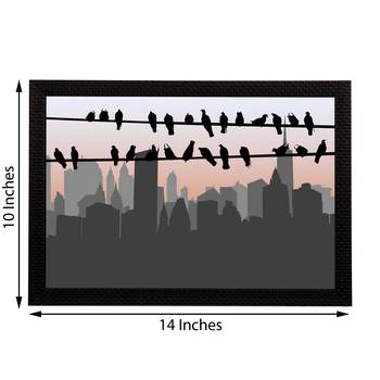 City Mornin View Satin Matt Texture UV Art Painting 2
