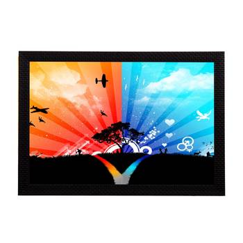 Tree & Birds Satin Matt Texture UV Art Painting 1