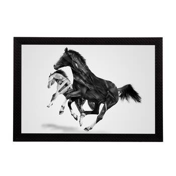 Horses Satin Matt Texture UV Art Painting 1
