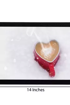 Love For Coffee Satin Matt Texture UV Art Painting