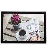 Morning Tea Satin Matt Texture UV Art Painting