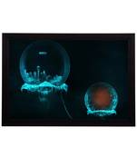 Neon View Satin Matt Texture UV Art Painting