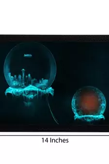 Neon View Satin Matt Texture UV Art Painting