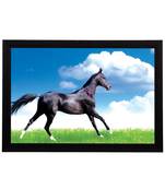 Black Horse Satin Matt Texture UV Art Painting
