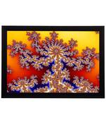 Yellow Abstract Satin Matt Texture UV Art Painting
