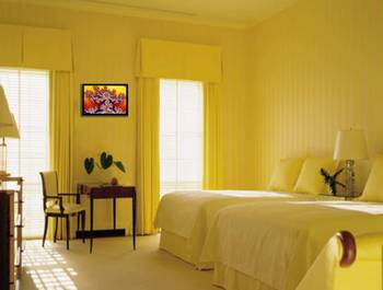 Yellow Abstract Satin Matt Texture UV Art Painting 2