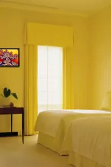 Yellow Abstract Satin Matt Texture UV Art Painting