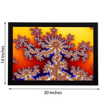 Yellow Abstract Satin Matt Texture UV Art Painting 3