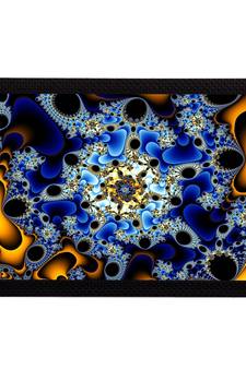 Blue Abstract Satin Matt Texture UV Art Painting
