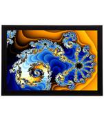 Dual Color Abstract Satin Matt Texture UV Art Painting