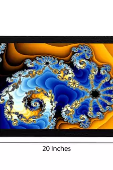 Dual Color Abstract Satin Matt Texture UV Art Painting