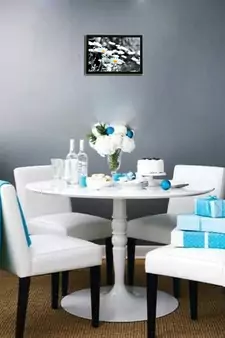 Black & White Floral Satin Matt Texture UV Art Painting