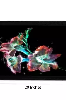 Neon Floral Satin Matt Texture UV Art Painting