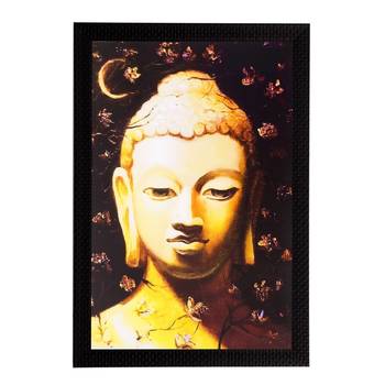 Spiritual Lord Buddha Matt Textured UV Art Painting 1