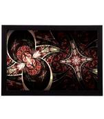 Black Abstract Satin Matt Texture UV Art Painting