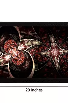 Black Abstract Satin Matt Texture UV Art Painting