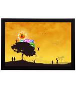 Playful Evening Satin Matt Texture UV Art Painting