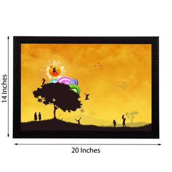 Playful Evening Satin Matt Texture UV Art Painting 3