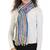 Dark Navy & Multicolor Striped Acrylic Stole
