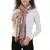 Black & Multicolor Striped Acrylic Stole