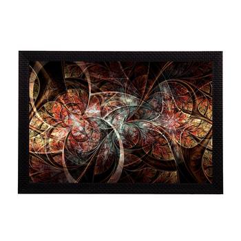 Brown Abstract Satin Matt Texture UV Art Painting 1