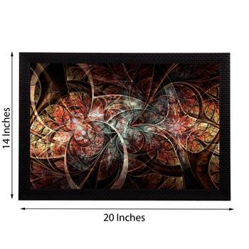 Brown Abstract Satin Matt Texture UV Art Painting 2