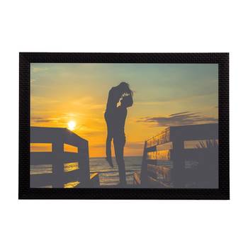 Sunset Love Satin Matt Texture UV Art Painting 1