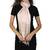 Peach & Multicolor Viscose Rayon Striped Woven Design Stole