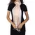 Peach & Multicolor Viscose Rayon Striped Woven Design Stole