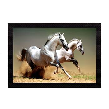 Running Horses Satin Matt Texture UV Art Painting 1
