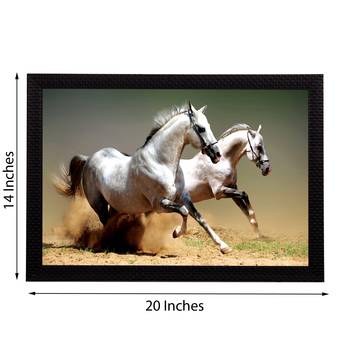 Running Horses Satin Matt Texture UV Art Painting 2
