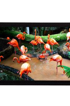 Flamingos Satin Matt Texture UV Art Painting