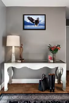 Eagle Satin Matt Texture UV Art Painting