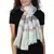 Light Blue & Multicolor Viscose Rayon Striped Woven Design Stole