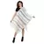 Light Blue & Multicolor Viscose Rayon Striped Woven Design Stole