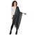 Black & Multicolor Viscose Rayon Woven Design Scarves