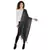 Black & Multicolor Viscose Rayon Woven Design Scarves